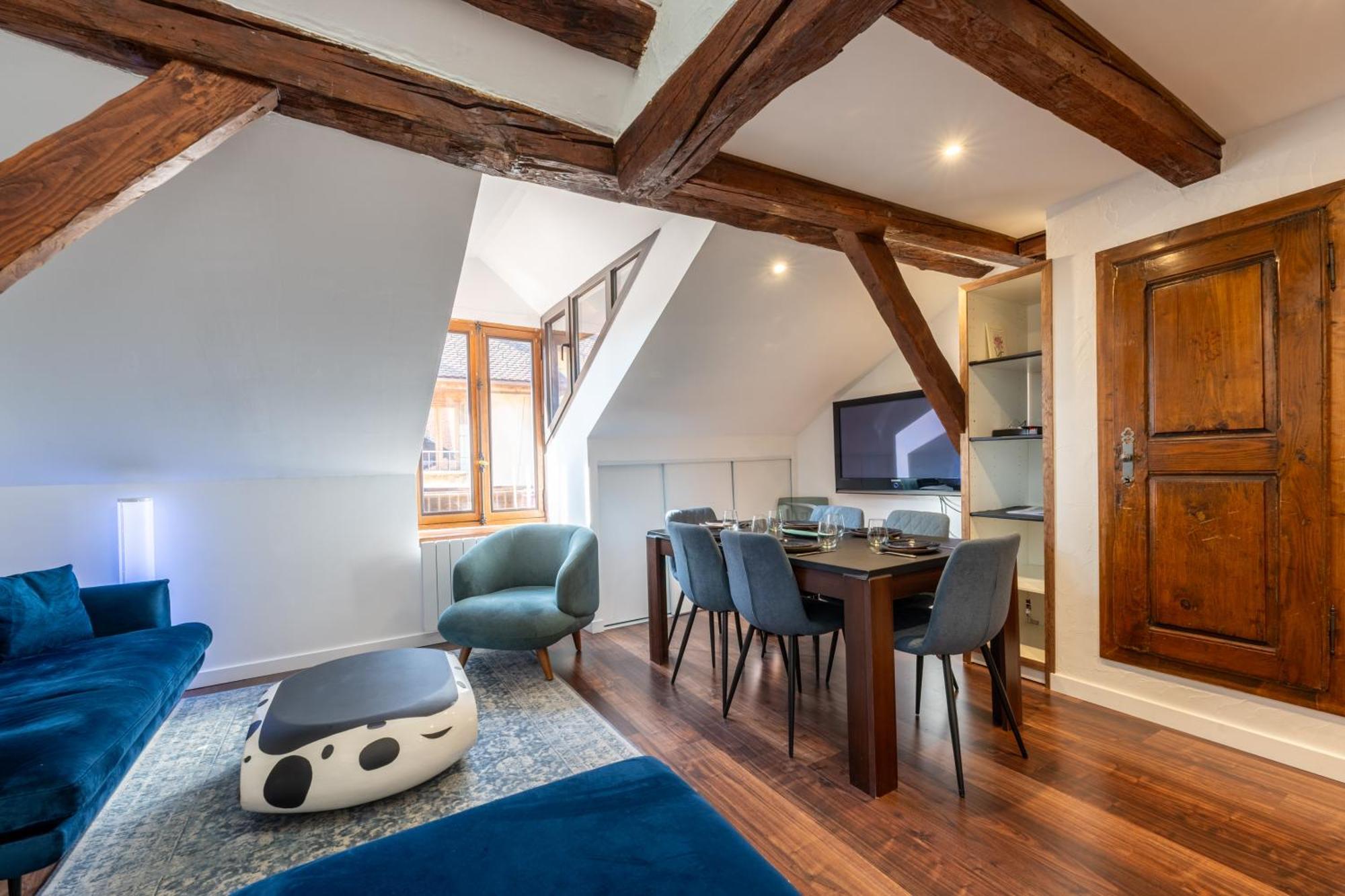 Sous Les Toits D'Annecy, Un Appartement Irresistible Pour 1 A 6 Personnes En Plein Coeur De Ville Bagian luar foto